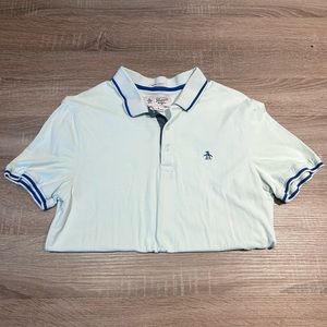 Penguin light blue polo shirt
